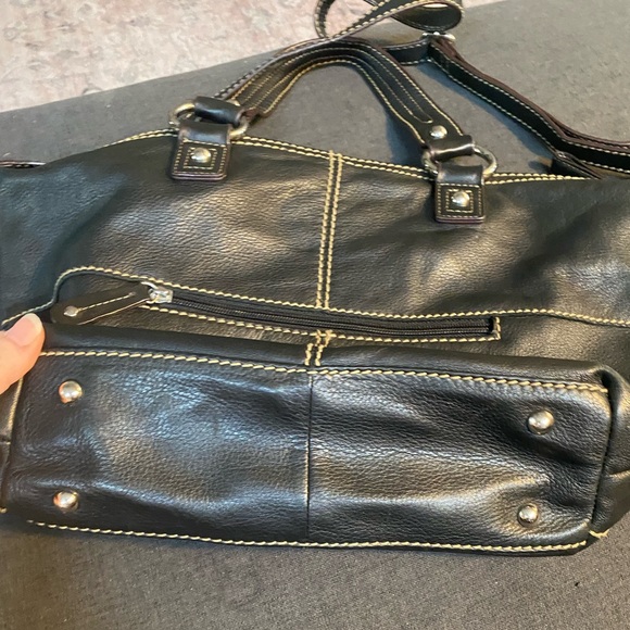Tignanello Black Satchel Bag - Picture 11 of 14
